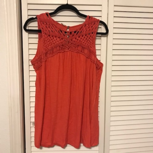 Anthropologie Tops - Anthropologie Coral Womens Braided Top